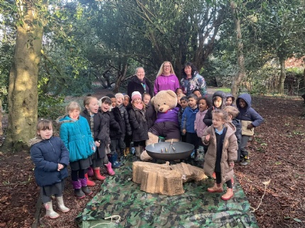 Wilson Browne Solicitors come bear-ing gifts for Collingtree Primary School